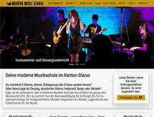 Tablet Screenshot of modernmusicschool.cc